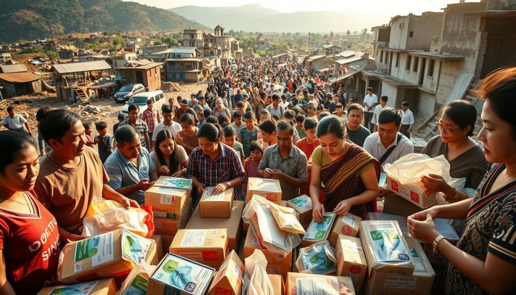 Bantuan untuk Korban Gempa Myanmar