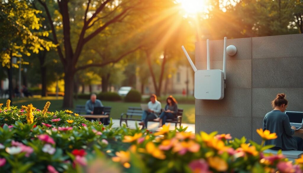 Koneksi WiFi di Taman Wijaya Kusuma