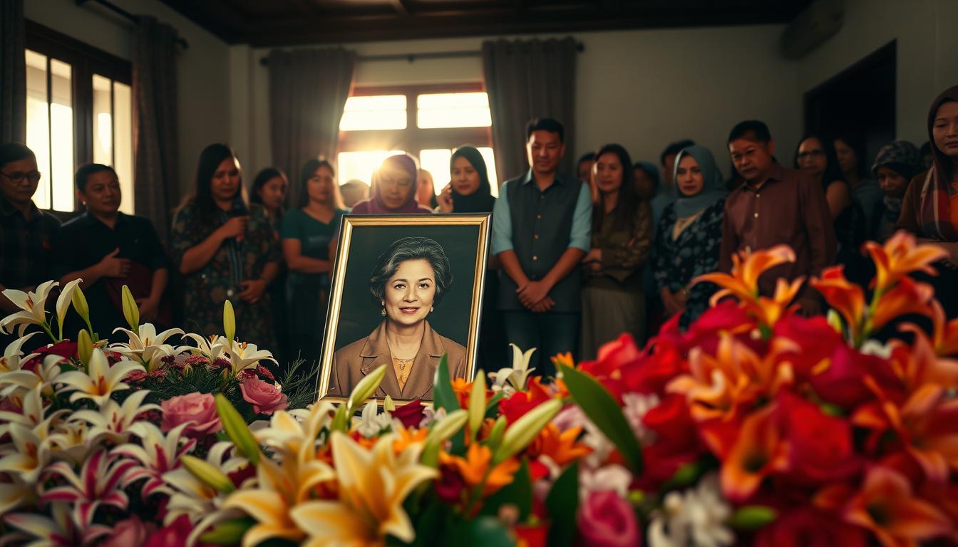 Titiek Puspa Dimakamkan Besok, Rumah Duka Dipenuhi Karangan Bunga