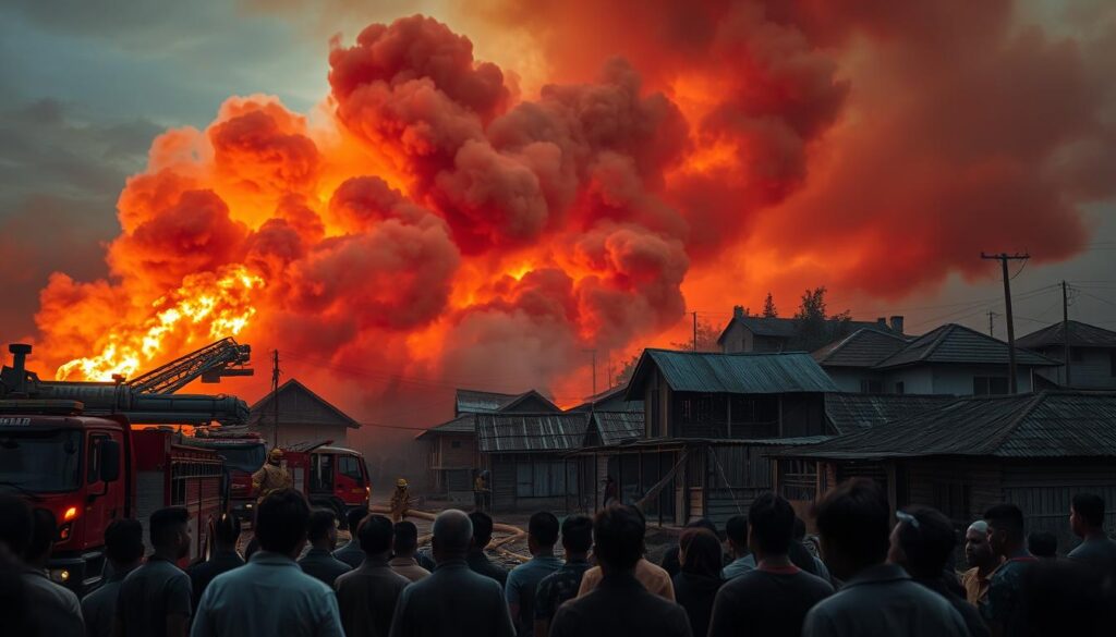 kebakaran di Cilodong