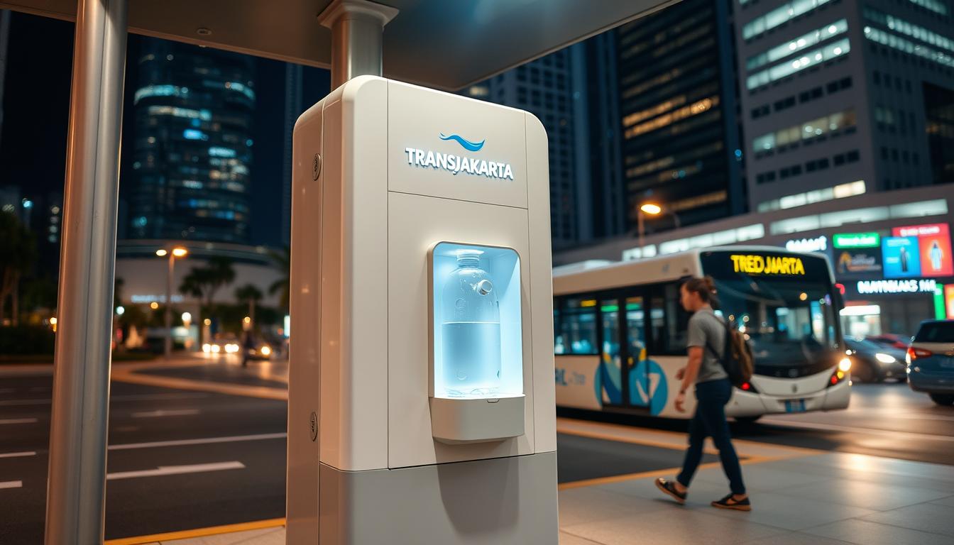water refill di 7 halte transjakarta