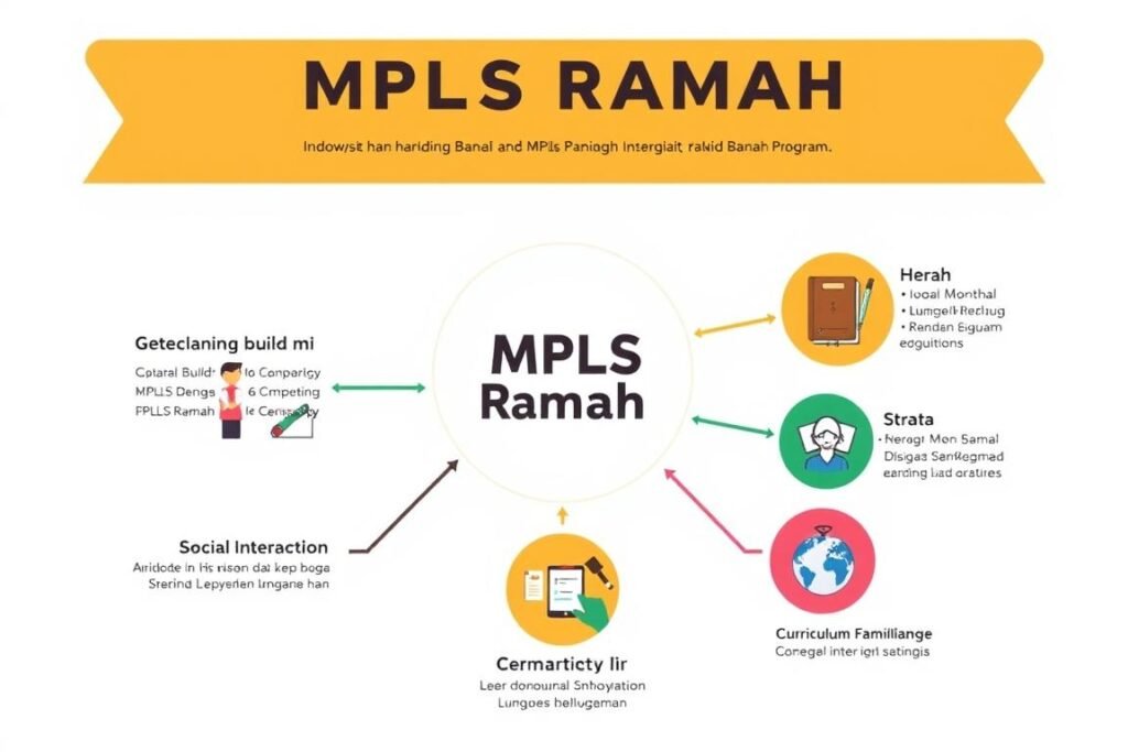Diagram tujuan dan manfaat program MPLS Ramah untuk siswa baru