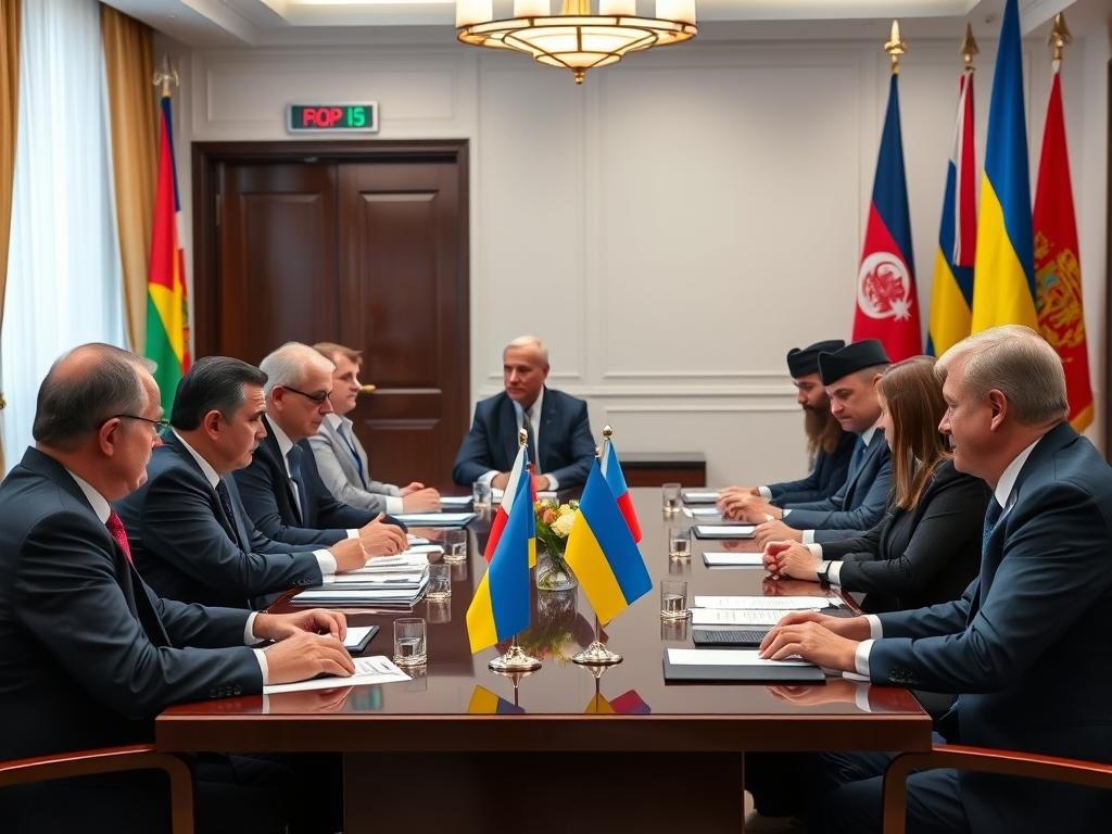 Pertemuan diplomatik antara pejabat Ukraina dengan perwakilan negara-negara Global Selatan Pertemuan diplomatik antara pejabat Ukraina dengan perwakilan negara-negara Global Selatan