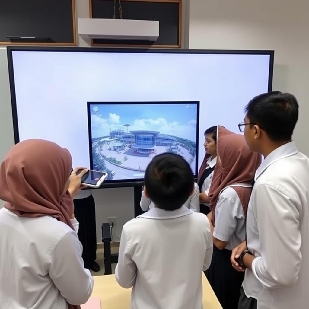 Tur virtual sekolah menggunakan teknologi 360 derajat dalam MPLS Ramah