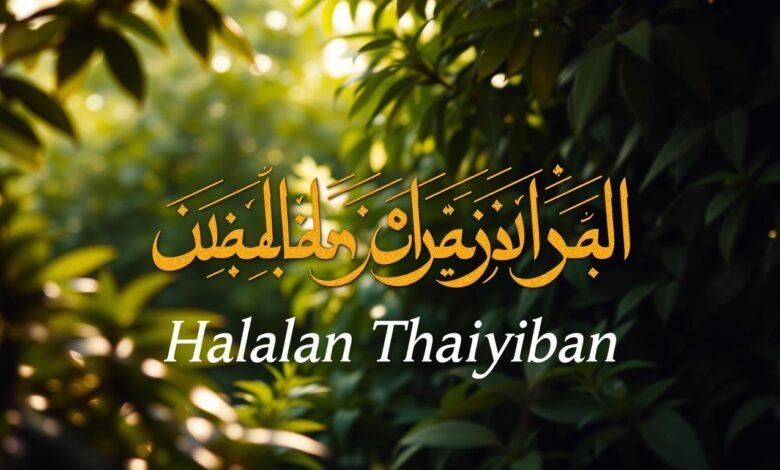 artinya halalan thayyiban