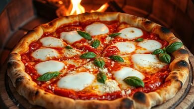 cara membuat neapolitan pizza tepi tinggi