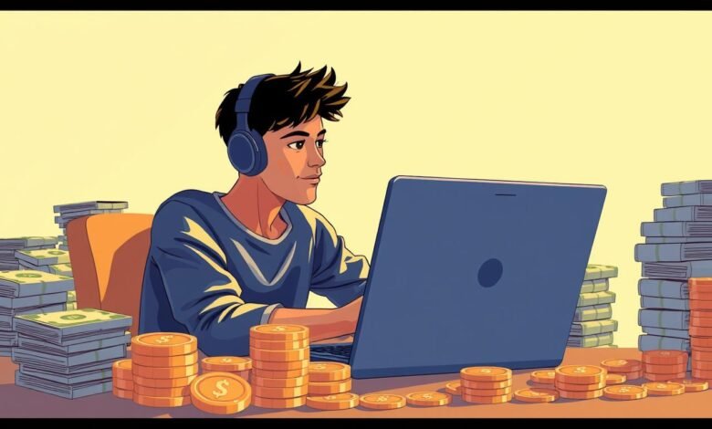 Cara Mendapatkan Uang dari Internet Bermain Game Online