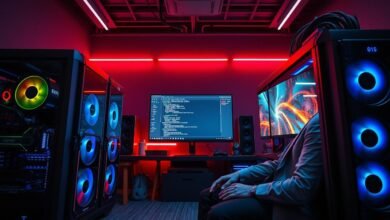 Hybrid mining-gaming 4 GPU